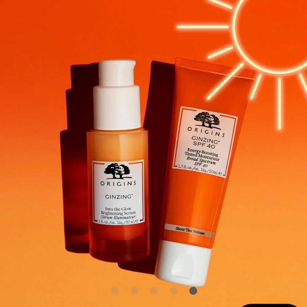 2PC ORIGINS -GINZING™Into The Glow Brightening Serum +Able Skincare
